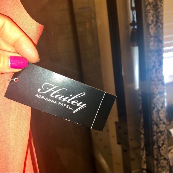 Hailey coral formal high/low maxi dress - Picture 5 of 7